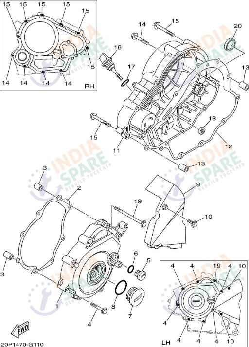 CRANKCASE COVER 1